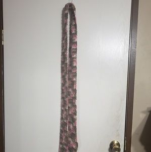 Homemade crochet scarf